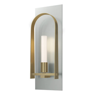 Hubbardton Forge - 201070-SKT-82-86-FD0462 - Triomphe 1-Light Sconce - Triomphe - Vintage Platinum