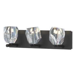 Hubbardton Forge - 201322-SKT-10-CR - Gatsby 3-Light Bath Sconce - Gatsby - Black
