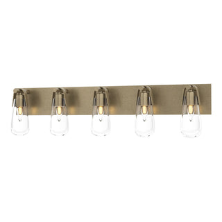 Hubbardton Forge - 201333-SKT-84-ZM0718 - Eos 5-Light Bath Sconce - Eos - Soft Gold