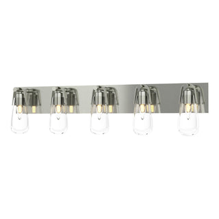 Hubbardton Forge - 201333-SKT-85-ZM0718 - Eos 5-Light Bath Sconce - Eos - Sterling