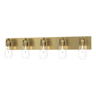 Hubbardton Forge - 201333-SKT-86-ZM0718 - Eos 5-Light Bath Sconce - Eos - Modern Brass