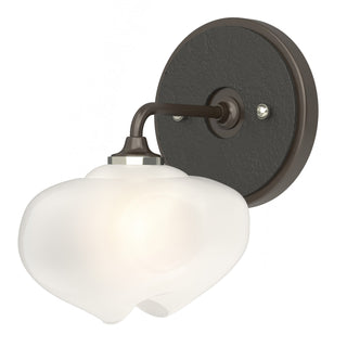 Hubbardton Forge - 201340-SKT-14-10-FD0710 - Ume 1-Light Curved Arm Bath Sconce - Ume - Oil Rubbed Bronze