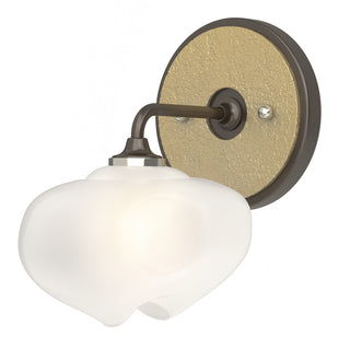 Hubbardton Forge - 201340-SKT-14-86-FD0710 - Ume 1-Light Curved Arm Bath Sconce - Ume - Oil Rubbed Bronze