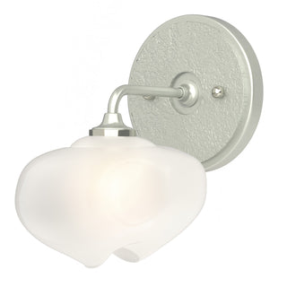 Hubbardton Forge - 201340-SKT-82-82-FD0710 - Ume 1-Light Curved Arm Bath Sconce - Ume - Vintage Platinum