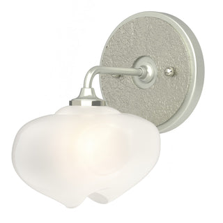 Hubbardton Forge - 201340-SKT-82-85-FD0710 - Ume 1-Light Curved Arm Bath Sconce - Ume - Vintage Platinum