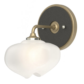 Hubbardton Forge - 201340-SKT-84-10-FD0710 - Ume 1-Light Curved Arm Bath Sconce - Ume - Soft Gold
