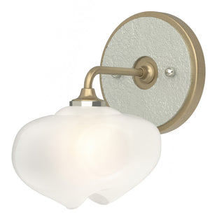 Hubbardton Forge - 201340-SKT-84-82-FD0710 - Ume 1-Light Curved Arm Bath Sconce - Ume - Soft Gold