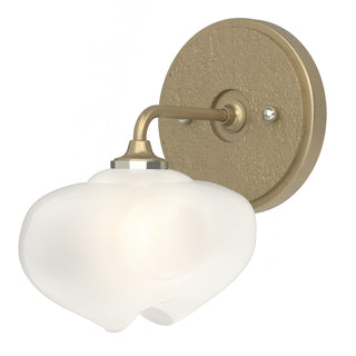 Hubbardton Forge - 201340-SKT-84-84-FD0710 - Ume 1-Light Curved Arm Bath Sconce - Ume - Soft Gold