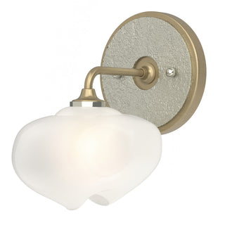 Hubbardton Forge - 201340-SKT-84-85-FD0710 - Ume 1-Light Curved Arm Bath Sconce - Ume - Soft Gold
