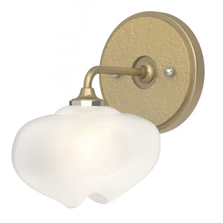 Hubbardton Forge - 201340-SKT-84-86-FD0710 - Ume 1-Light Curved Arm Bath Sconce - Ume - Soft Gold