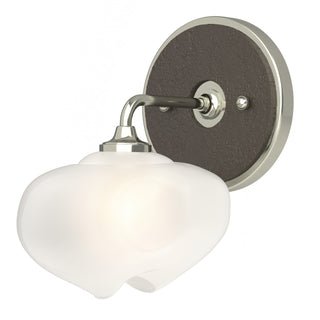 Hubbardton Forge - 201340-SKT-85-14-FD0710 - Ume 1-Light Curved Arm Bath Sconce - Ume - Sterling