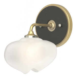 Hubbardton Forge - 201340-SKT-86-10-FD0710 - Ume 1-Light Curved Arm Bath Sconce - Ume - Modern Brass