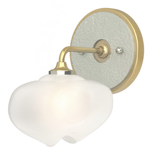 Hubbardton Forge - 201340-SKT-86-82-FD0710 - Ume 1-Light Curved Arm Bath Sconce - Ume - Modern Brass