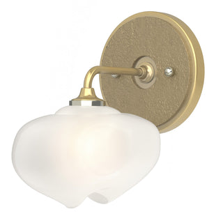 Hubbardton Forge - 201340-SKT-86-84-FD0710 - Ume 1-Light Curved Arm Bath Sconce - Ume - Modern Brass