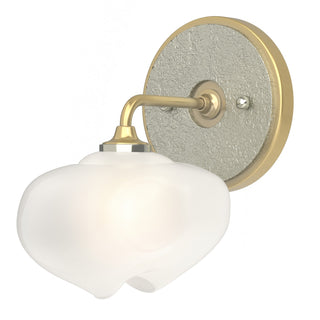 Hubbardton Forge - 201340-SKT-86-85-FD0710 - Ume 1-Light Curved Arm Bath Sconce - Ume - Modern Brass