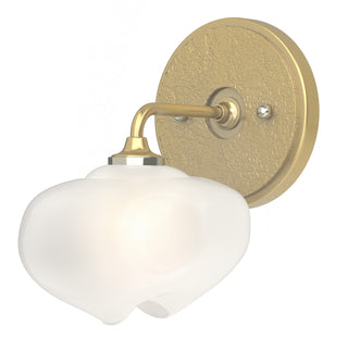 Hubbardton Forge - 201340-SKT-86-86-FD0710 - Ume 1-Light Curved Arm Bath Sconce - Ume - Modern Brass