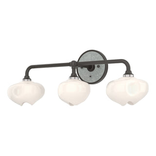 Hubbardton Forge - 201342-SKT-14-82-FD0710 - Ume 3-Light Curved Arm Bath Sconce - Ume - Oil Rubbed Bronze
