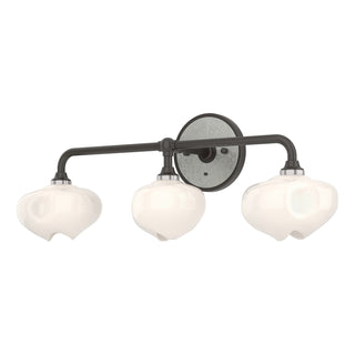 Hubbardton Forge - 201342-SKT-14-85-FD0710 - Ume 3-Light Curved Arm Bath Sconce - Ume - Oil Rubbed Bronze