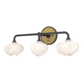 Hubbardton Forge - 201342-SKT-14-86-FD0710 - Ume 3-Light Curved Arm Bath Sconce - Ume - Oil Rubbed Bronze