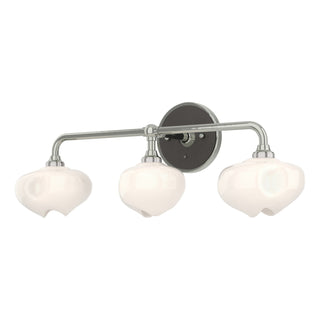 Hubbardton Forge - 201342-SKT-85-14-FD0710 - Ume 3-Light Curved Arm Bath Sconce - Ume - Sterling