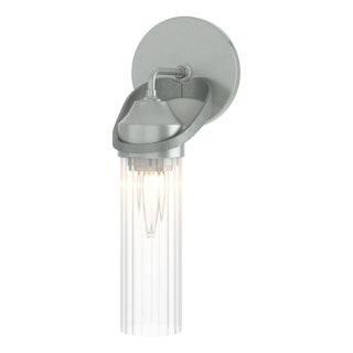 Hubbardton Forge - 201344-SKT-82-ZM0634 - Bow 1-Light Bath Sconce - Bow - Vintage Platinum