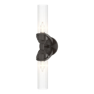 Hubbardton Forge - 201346-SKT-14-ZM0634 - Bow 2-Light Bath Sconce - Bow - Oil Rubbed Bronze