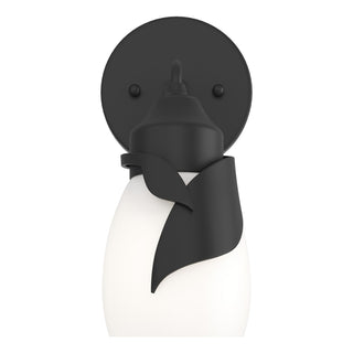 Hubbardton Forge - 201350-SKT-10-GG0330 - Lapas 1-Light Bath Sconce - Lapas - Black
