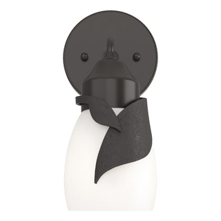 Hubbardton Forge - 201350-SKT-14-GG0330 - Lapas 1-Light Bath Sconce - Lapas - Oil Rubbed Bronze