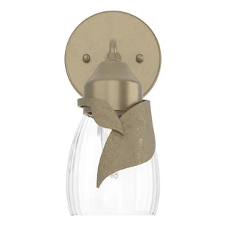 Hubbardton Forge - 201350-SKT-84-LL0330 - Lapas 1-Light Bath Sconce - Lapas - Soft Gold