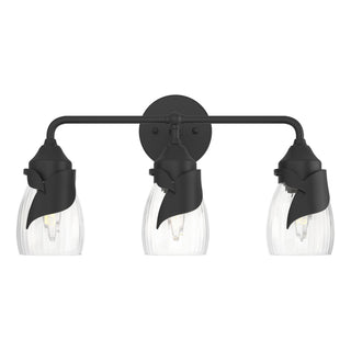 Hubbardton Forge - 201352-SKT-10-LL0330 - Lapas 3-Light Bath Sconce - Lapas - Black