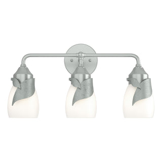 Hubbardton Forge - 201352-SKT-82-GG0330 - Lapas 3-Light Bath Sconce - Lapas - Vintage Platinum