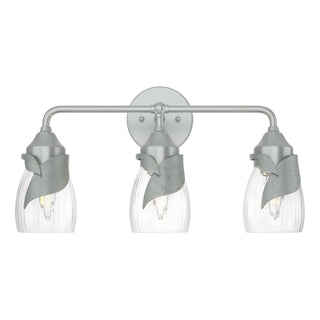 Hubbardton Forge - 201352-SKT-82-LL0330 - Lapas 3-Light Bath Sconce - Lapas - Vintage Platinum