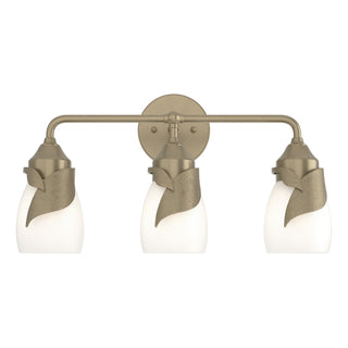 Hubbardton Forge - 201352-SKT-84-GG0330 - Lapas 3-Light Bath Sconce - Lapas - Soft Gold