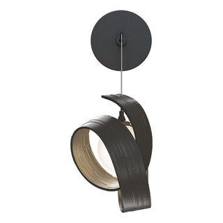 Hubbardton Forge - 201353-SKT-07-GG0711 - Riza Low Voltage Sconce - Riza - Dark Smoke