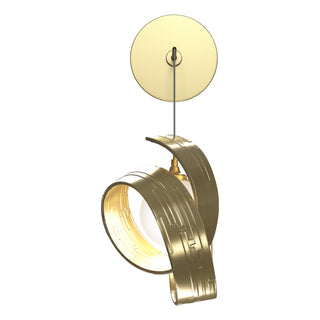 Hubbardton Forge - 201353-SKT-86-GG0711 - Riza Low Voltage Sconce - Riza - Modern Brass