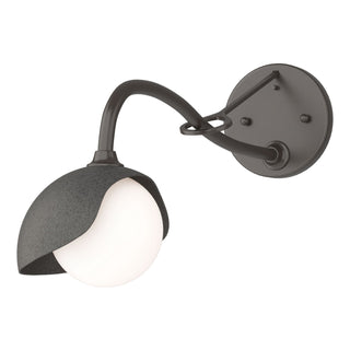 Hubbardton Forge - 201376-SKT-14-20-GG0711 - Brooklyn 1-Light Single Shade Long-Arm Sconce - Brooklyn - Oil Rubbed Bronze