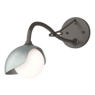 Hubbardton Forge - 201376-SKT-14-82-GG0711 - Brooklyn 1-Light Single Shade Long-Arm Sconce - Brooklyn - Oil Rubbed Bronze