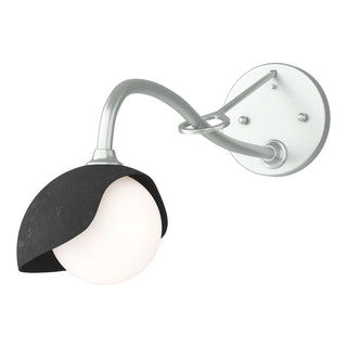Hubbardton Forge - 201376-SKT-82-10-GG0711 - Brooklyn 1-Light Single Shade Long-Arm Sconce - Brooklyn - Vintage Platinum