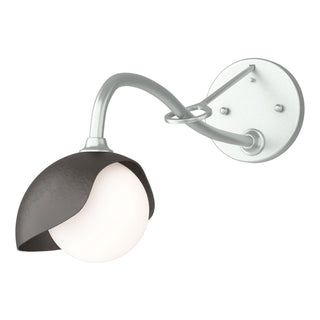 Hubbardton Forge - 201376-SKT-82-14-GG0711 - Brooklyn 1-Light Single Shade Long-Arm Sconce - Brooklyn - Vintage Platinum