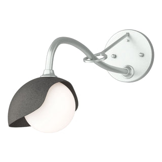 Hubbardton Forge - 201376-SKT-82-20-GG0711 - Brooklyn 1-Light Single Shade Long-Arm Sconce - Brooklyn - Vintage Platinum