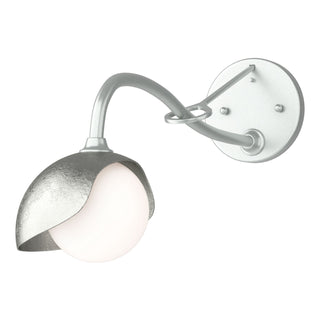 Hubbardton Forge - 201376-SKT-82-85-GG0711 - Brooklyn 1-Light Single Shade Long-Arm Sconce - Brooklyn - Vintage Platinum