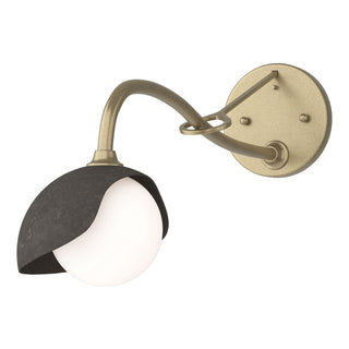 Hubbardton Forge - 201376-SKT-84-07-GG0711 - Brooklyn 1-Light Single Shade Long-Arm Sconce - Brooklyn - Soft Gold
