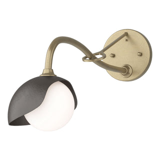 Hubbardton Forge - 201376-SKT-84-14-GG0711 - Brooklyn 1-Light Single Shade Long-Arm Sconce - Brooklyn - Soft Gold