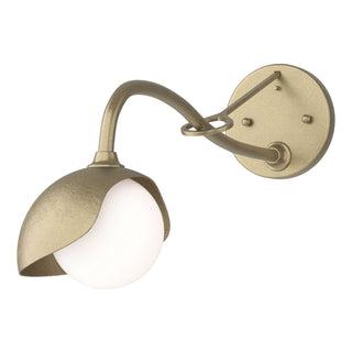 Hubbardton Forge - 201376-SKT-84-84-GG0711 - Brooklyn 1-Light Single Shade Long-Arm Sconce - Brooklyn - Soft Gold