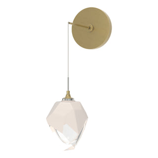 Hubbardton Forge - 201397-SKT-86-WP0754 - Chrysalis Small Low Voltage Sconce - Chrysalis - Modern Brass