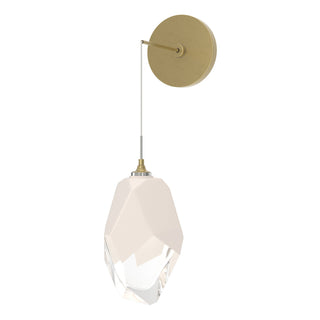 Hubbardton Forge - 201398-SKT-86-WP0755 - Chrysalis Large Low Voltage Sconce - Chrysalis - Modern Brass