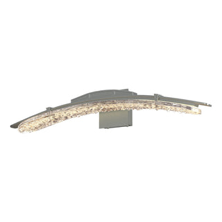 Hubbardton Forge - 202221-LED-82-ZM0751 - Glissade LED Bath Sconce - Glissade - Vintage Platinum