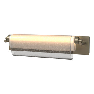 Hubbardton Forge - 202225-LED-84-ZS0740 - Draped Glass LED Bath Bar - Draped Glass - Soft Gold