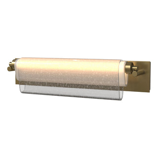 Hubbardton Forge - 202225-LED-86-ZS0740 - Draped Glass LED Bath Bar - Draped Glass - Modern Brass