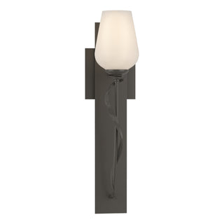 Hubbardton Forge - 203030-SKT-07-GG0303 - Flora Sconce - Flora - Dark Smoke